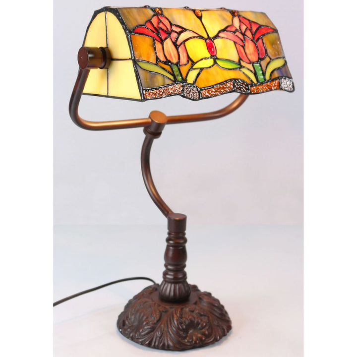 G&G Bros RED TULIP - Bankers Lamp-G&G Bros.-Ozlighting.com.au