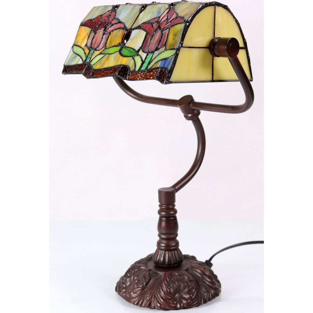 G&G Bros RED TULIP - Bankers Lamp-G&G Bros.-Ozlighting.com.au