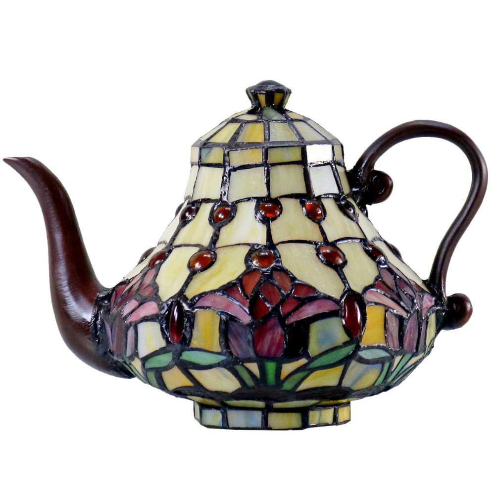 G&G Bros RED TULIP - Teapot Lamp-G&G Bros.-Ozlighting.com.au