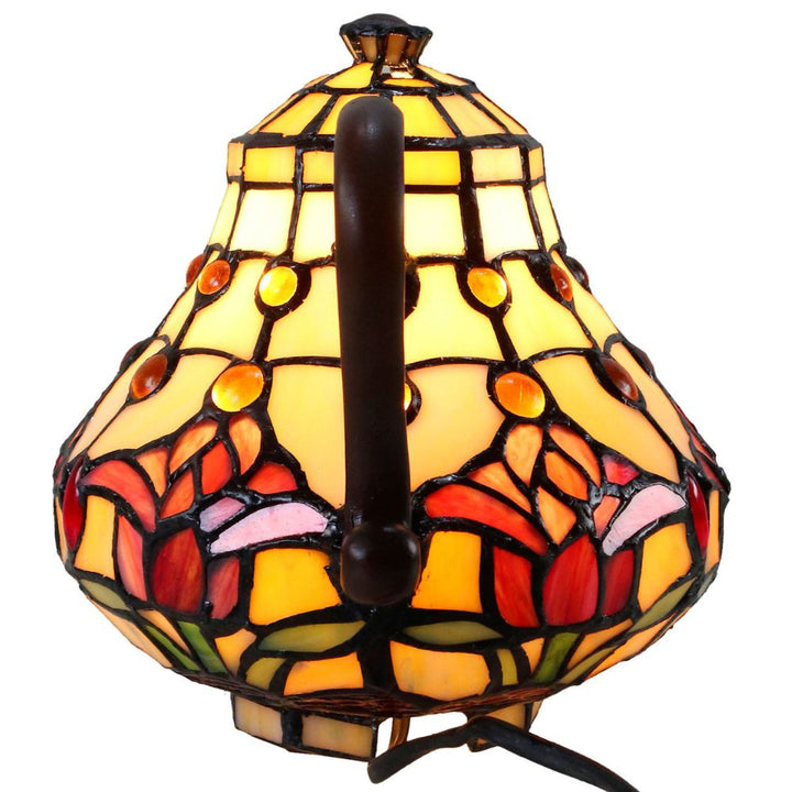 G&G Bros RED TULIP - Teapot Lamp-G&G Bros.-Ozlighting.com.au