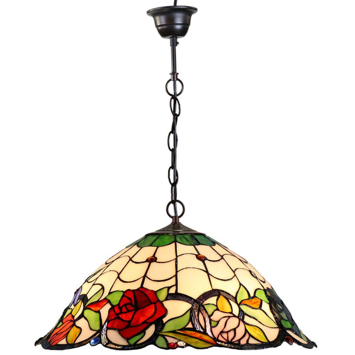 G&G Bros ROSE & DRAGONFLY - 3 Light Pendant-G&G Bros.-Ozlighting.com.au