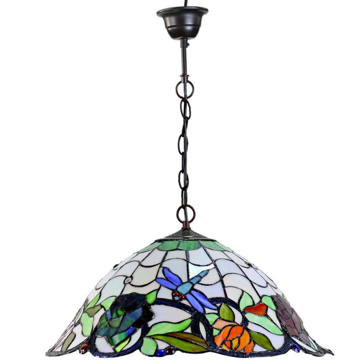 G&G Bros ROSE & DRAGONFLY - 3 Light Pendant-G&G Bros.-Ozlighting.com.au