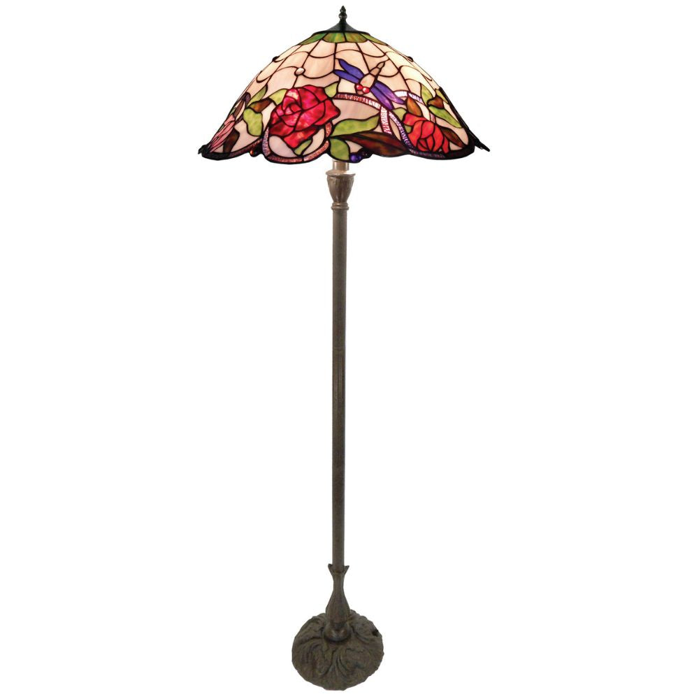 G&G Bros ROSE & DRAGONFLY - Floor Lamp-G&G Bros.-Ozlighting.com.au