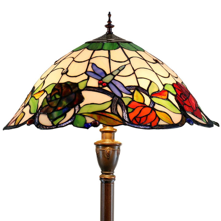 G&G Bros ROSE & DRAGONFLY - Floor Lamp-G&G Bros.-Ozlighting.com.au