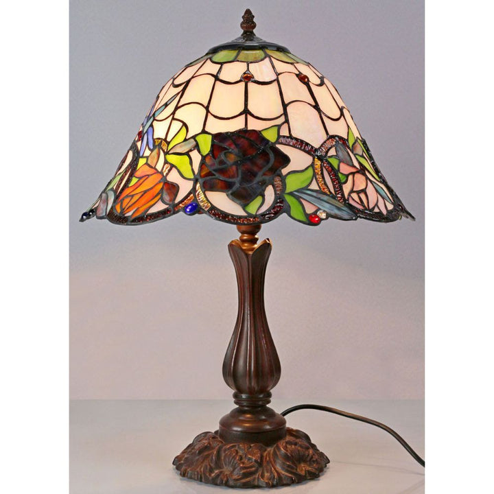 G&G Bros ROSE & DRAGONFLY - S/L Table Lamp-G&G Bros.-Ozlighting.com.au