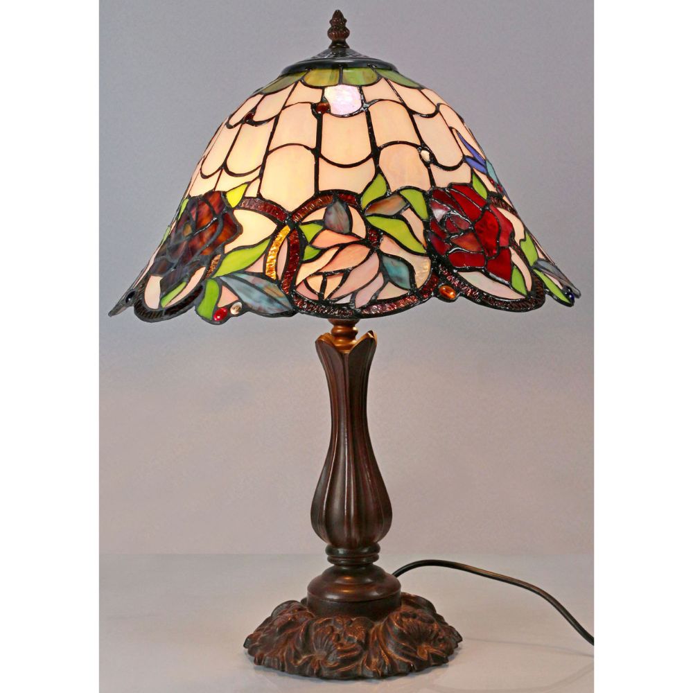 G&G Bros ROSE & DRAGONFLY - S/L Table Lamp-G&G Bros.-Ozlighting.com.au