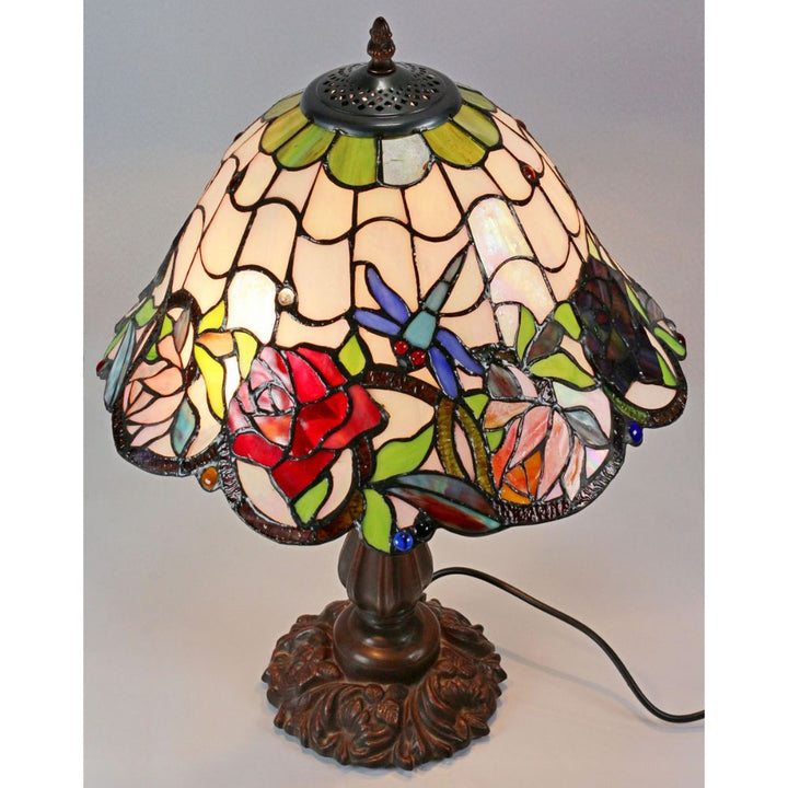 G&G Bros ROSE & DRAGONFLY - S/L Table Lamp-G&G Bros.-Ozlighting.com.au