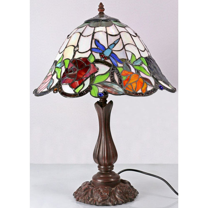 G&G Bros ROSE & DRAGONFLY - S/L Table Lamp-G&G Bros.-Ozlighting.com.au