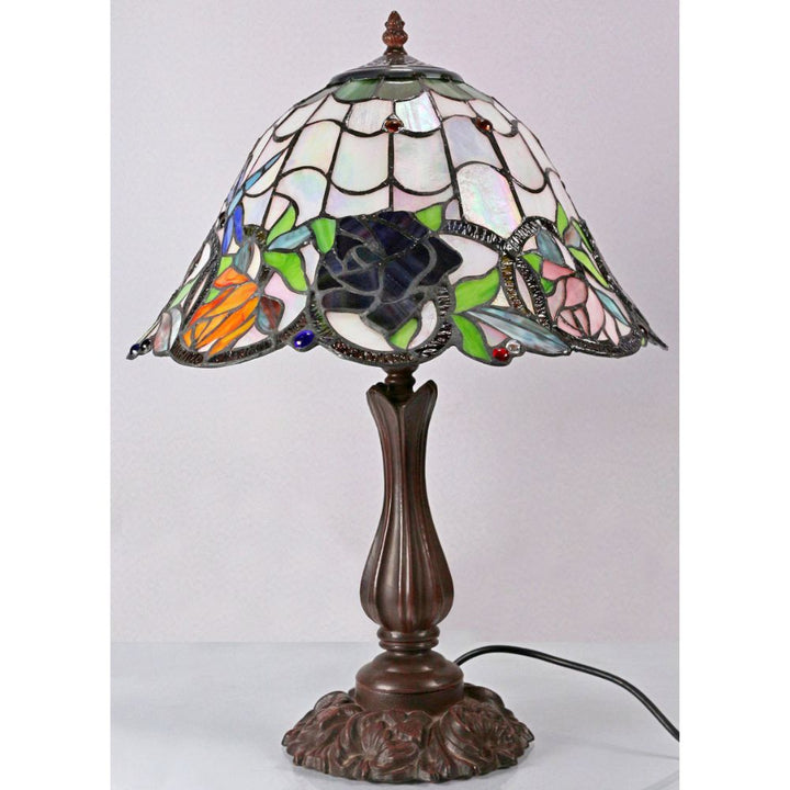 G&G Bros ROSE & DRAGONFLY - S/L Table Lamp-G&G Bros.-Ozlighting.com.au