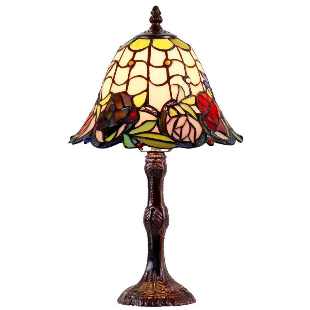 G&G Bros ROSE & DRAGONFLY - S/L Table Lamp-G&G Bros.-Ozlighting.com.au