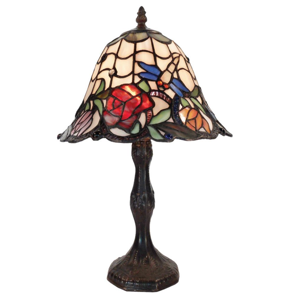 G&G Bros ROSE & DRAGONFLY - S/L Table Lamp-G&G Bros.-Ozlighting.com.au