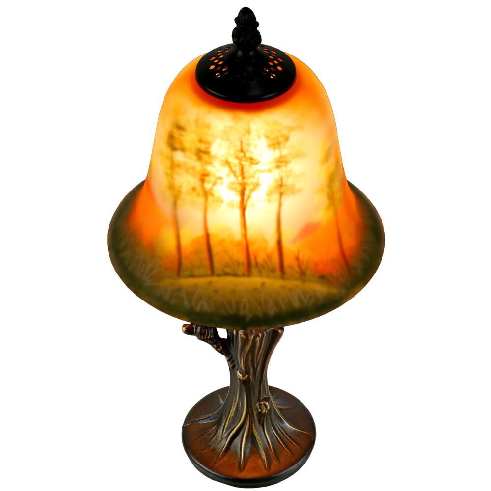 G&G Bros - Small Table Lamp with Owl-G&G Bros.-Ozlighting.com.au