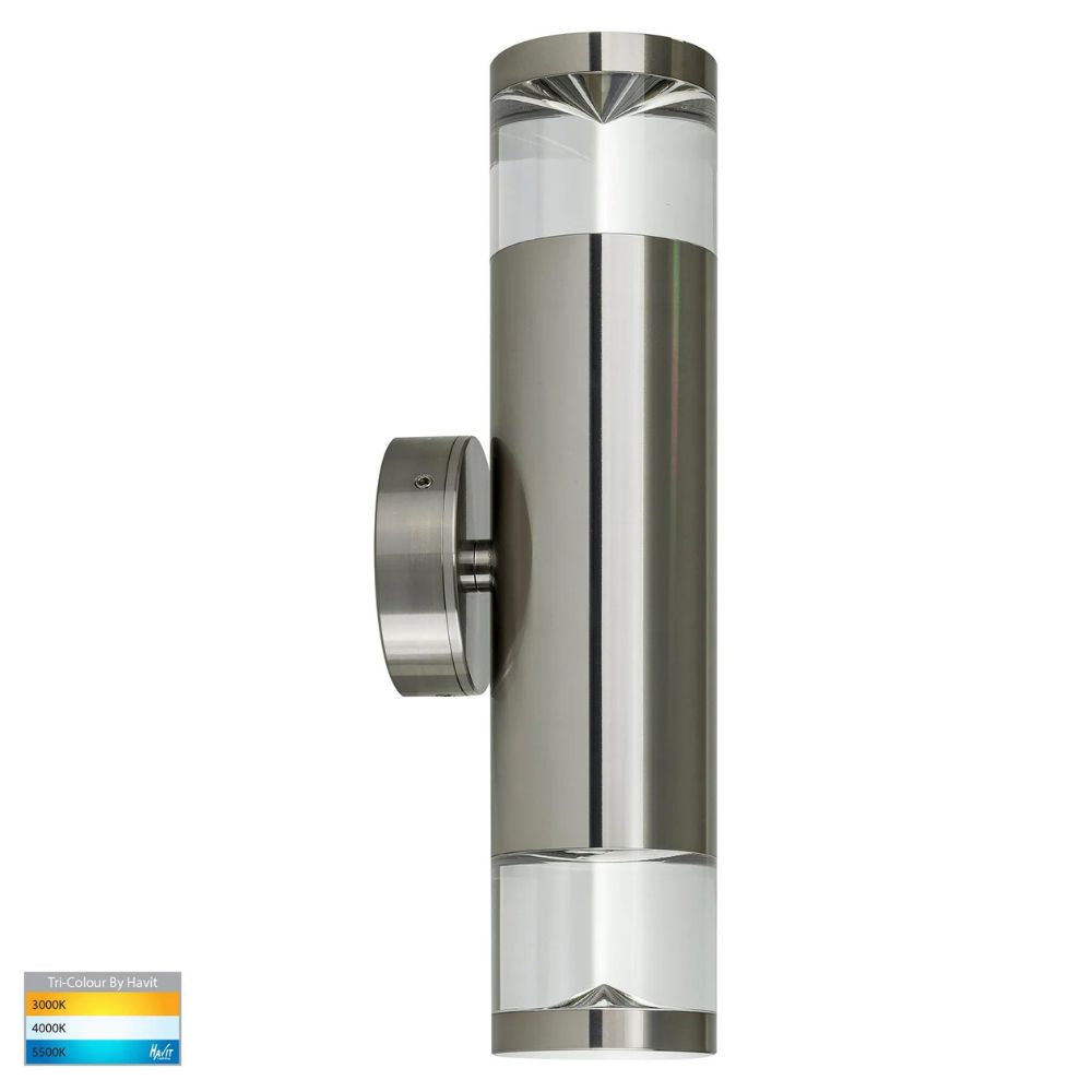 Havit HIGHLITE - 5W Aluminium Up And Down Pillar Wall Light 240V IP65-Havit Lighting-Ozlighting.com.au