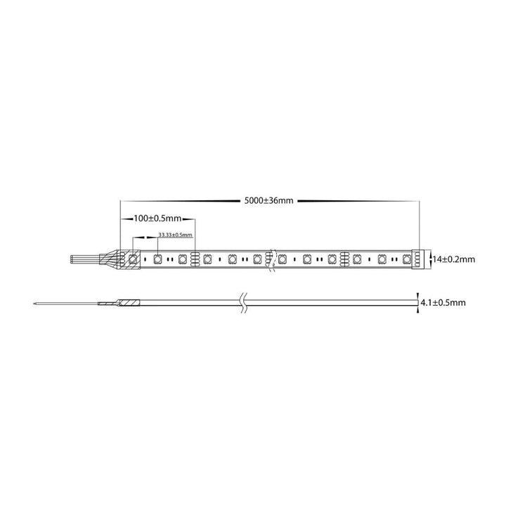 Havit HV9750 - 10M Roll Pack of 7.2W Dimmable RGB LED Strip IP67-Havit Lighting-Ozlighting.com.au