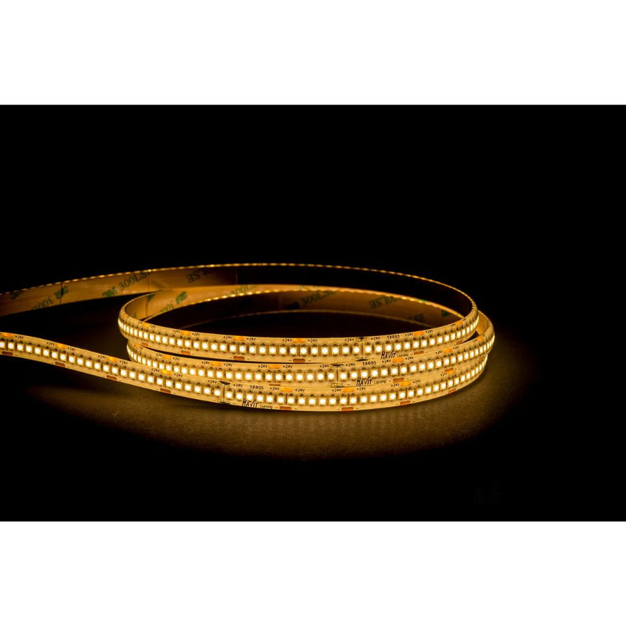 Havit STRIP-19.2-WP-EG - 19.2W 24V 10mm 240 LED Strip Light Per Metre IP54 Tri-Colour - 24V DRIVER REQUIRED-Havit Lighting-Ozlighting.com.au