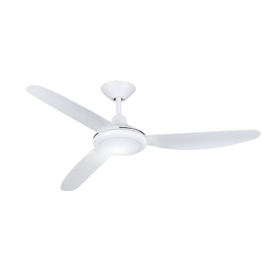 Hunter Pacific POLAR V2 - 3 Blade White 1220mm 48" DC Ceiling Fan With Light-Hunter Pacific-Ozlighting.com.au