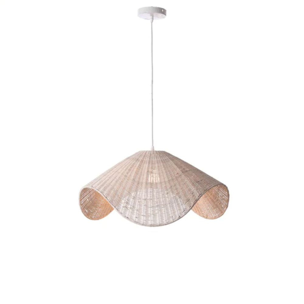 Lexi ADAYA - 1 Light Rattan & Metal Pendant-Lexi Lighting-Ozlighting.com.au