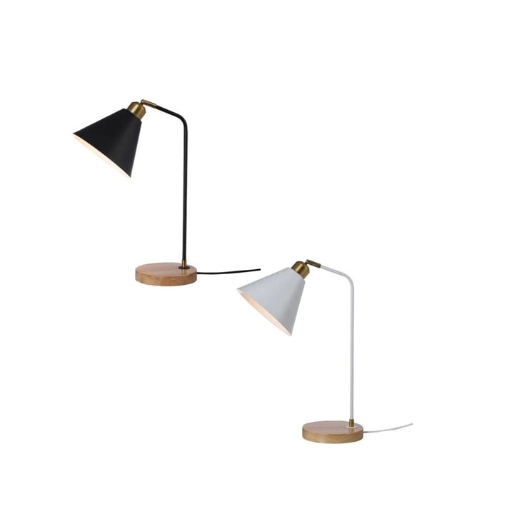 Lexi AIMEE - LED Metal & Wood Table Lamp-Lexi Lighting-Ozlighting.com.au