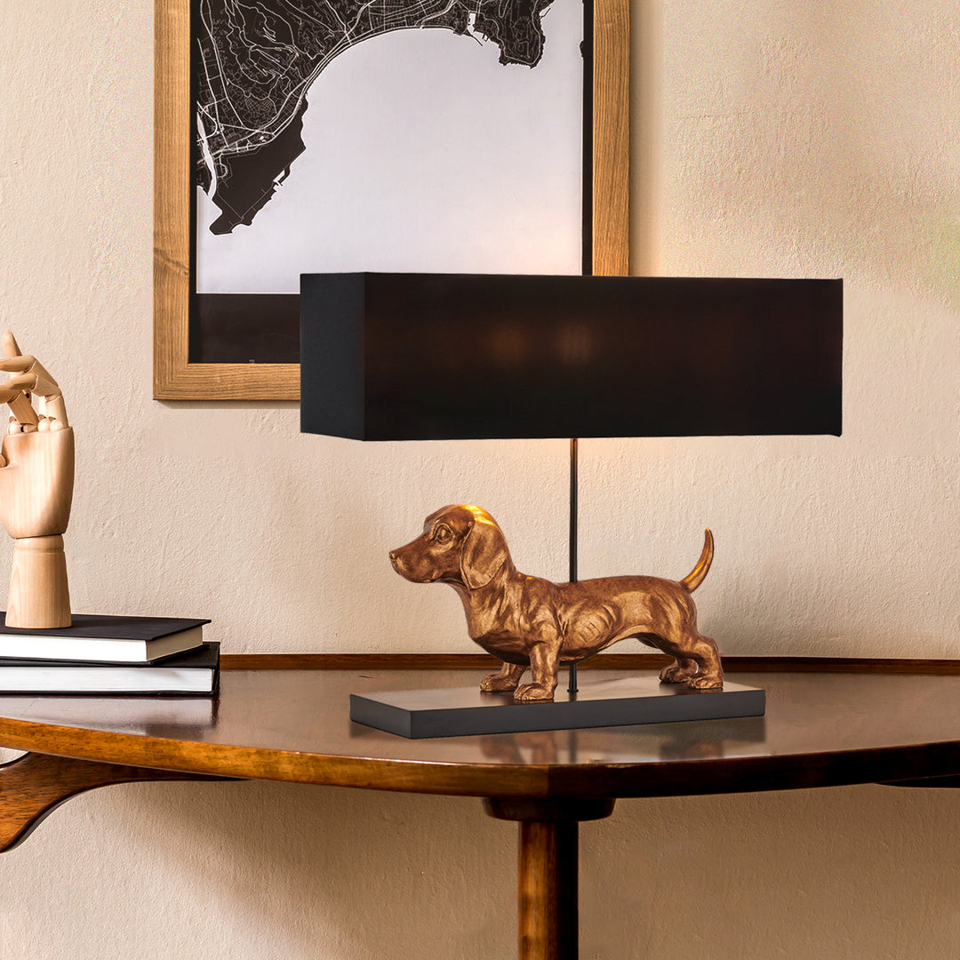 Lexi DACHSHUND - 25W Elegance Table Lamp-Lexi Lighting-Ozlighting.com.au