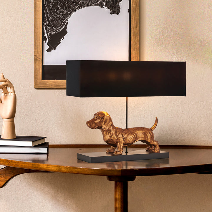 Lexi DACHSHUND - 25W Elegance Table Lamp-Lexi Lighting-Ozlighting.com.au