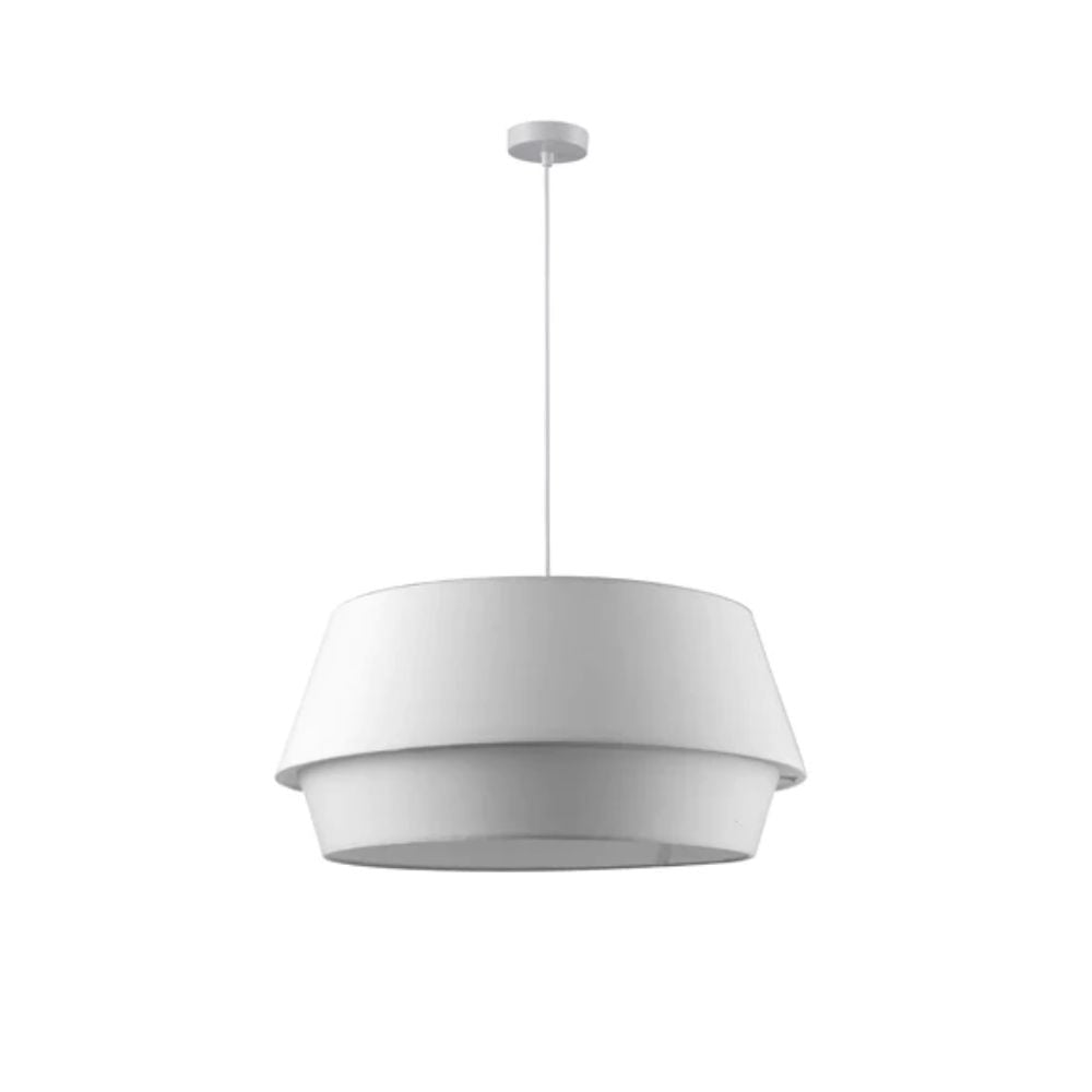 Lexi ELISA - 1 Light Fabric Shade Pendant-Lexi Lighting-Ozlighting.com.au