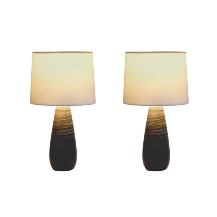 Lexi KALASA - Ceramic Table Lamp Set of 2-Lexi Lighting-Ozlighting.com.au