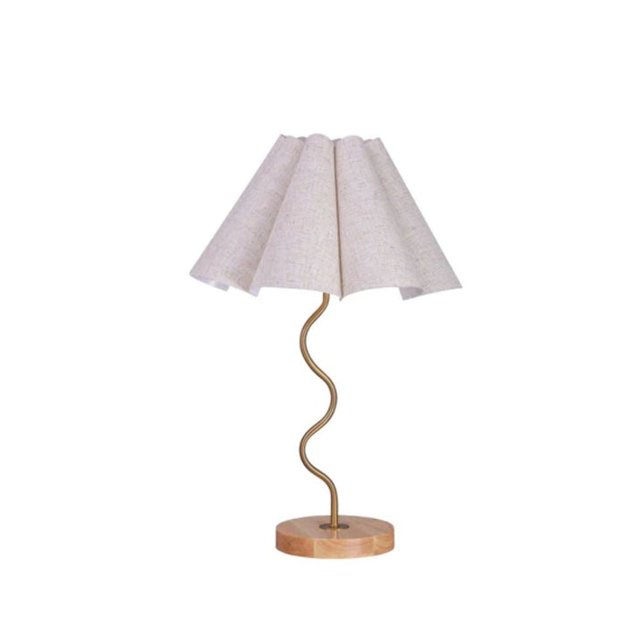 Lexi KALMAR - Metal & Wood Table Lamp-Lexi Lighting-Ozlighting.com.au