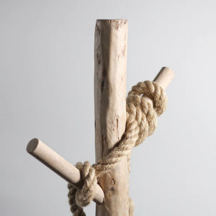 Lexi LEA - Rope & Wood Floor Lamp-Lexi Lighting-Ozlighting.com.au