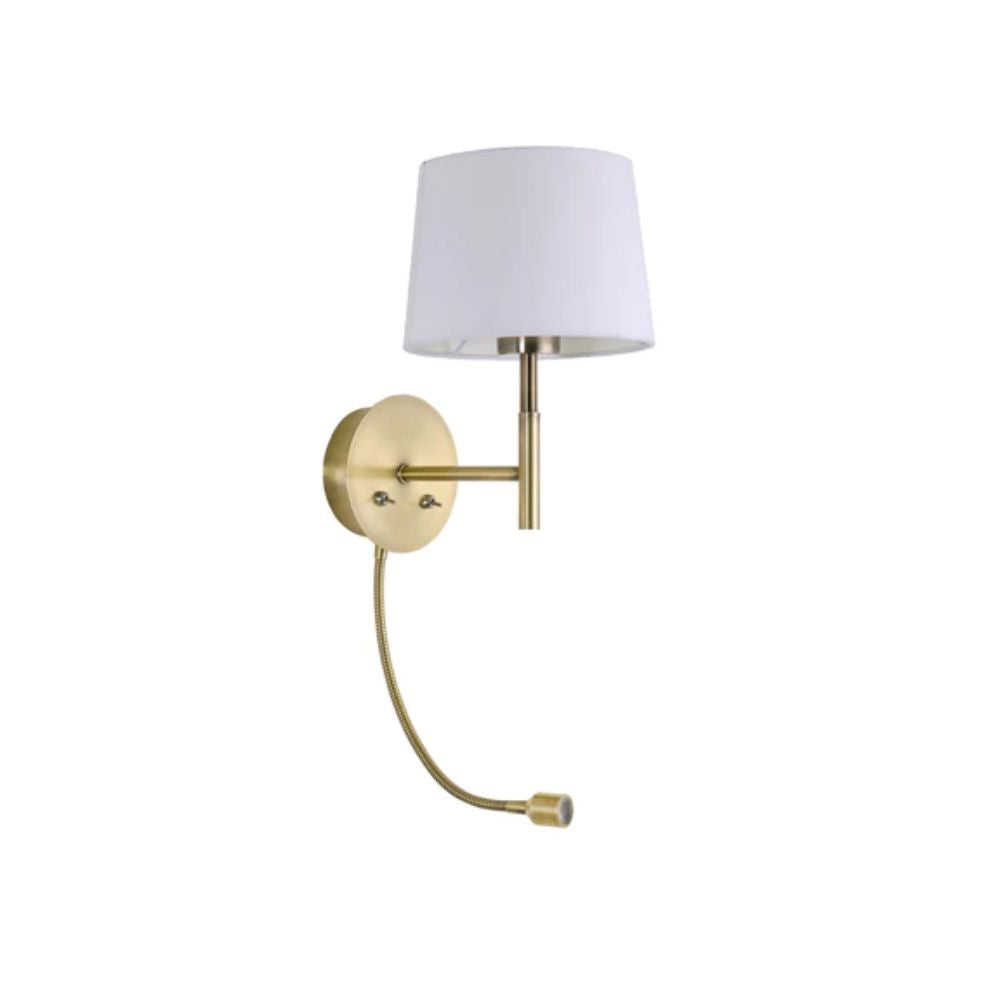 Lexi RILEY - Metal Wall Light with Adjustable Reading Spotlight-Lexi Lighting-Ozlighting.com.au