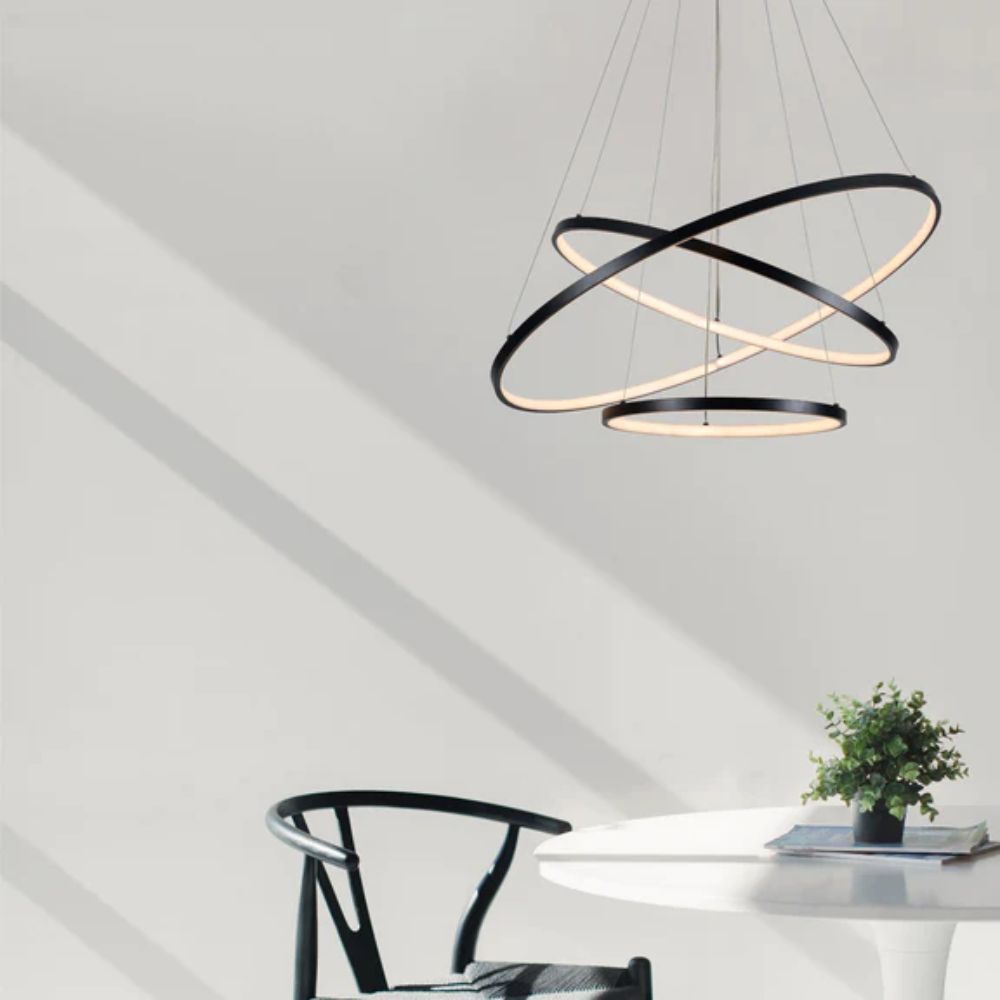 Lexi TRINITY - Dimmable LED Metal & PVC Pendant 3000K-Lexi Lighting-Ozlighting.com.au