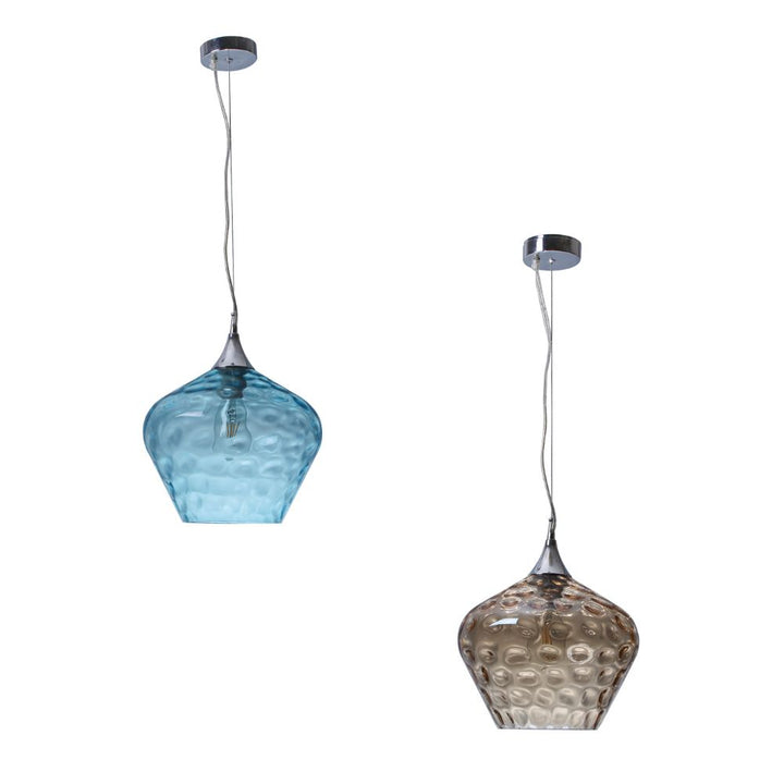 Lexi ZYLA - 1 Light Glass Pendant-Lexi Lighting-Ozlighting.com.au