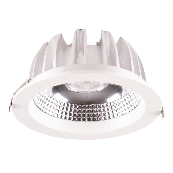 Lummax DL635 - 35W LED Round COB Deep Face Commercial Downlight IP20 White 4000K-Lummax-Ozlighting.com.au