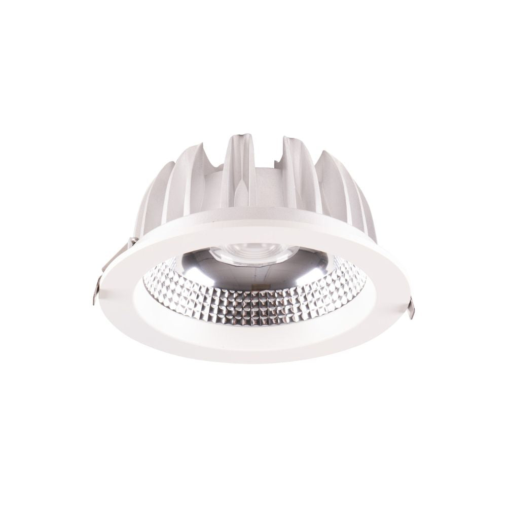 Lummax DL635 - 35W LED Round COB Deep Face Commercial Downlight IP20 White 4000K-Lummax-Ozlighting.com.au