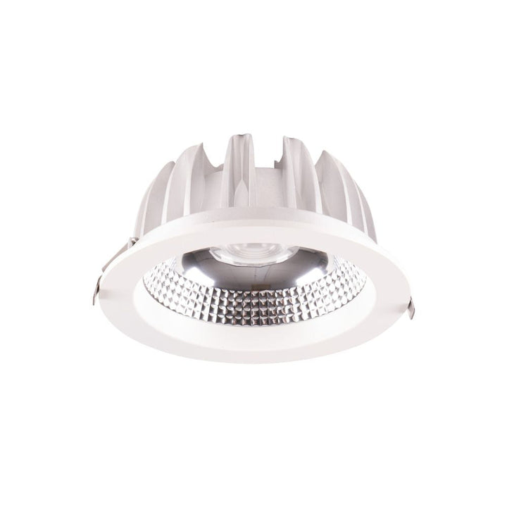 Lummax DL635 - 35W LED Round COB Deep Face Commercial Downlight IP20 White 4000K-Lummax-Ozlighting.com.au