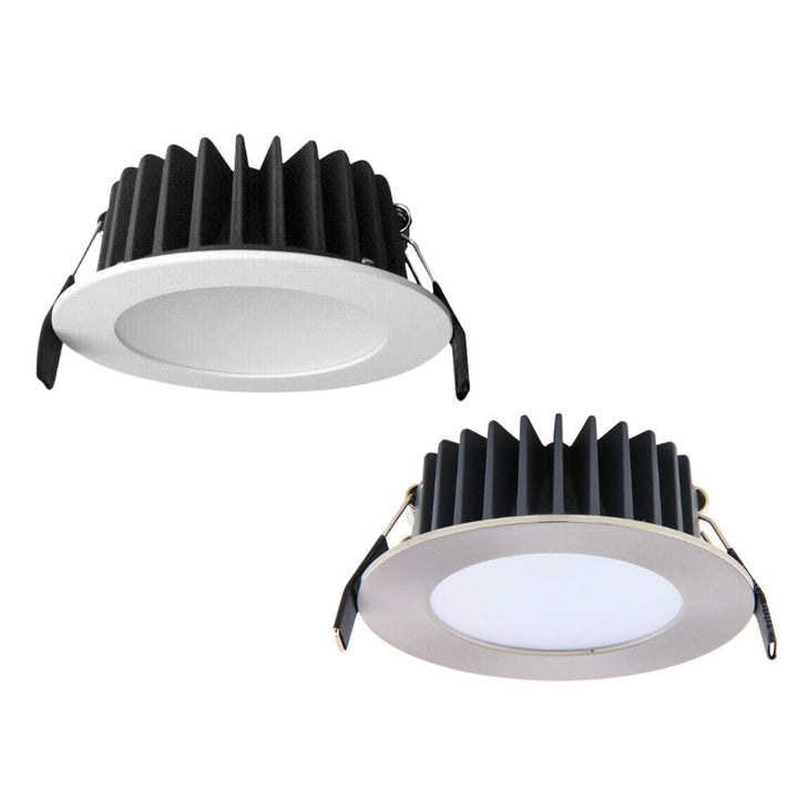 Lummax DL9012 - 12W LED Dimmable Round Flat Face Downlight IP44-Lummax-Ozlighting.com.au