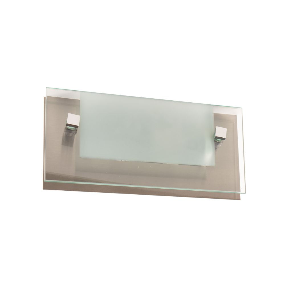 Lummax LM-019-WB - 1 Light Interior Square Half Wall Light Satin Chrome-Lummax-Ozlighting.com.au