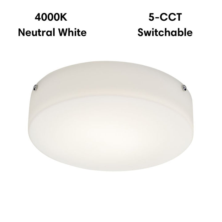 Lummax LM-108-40 - 24W LED 5-CCT Dimmable Round 37cm Satin Opal Glass Ceiling Light IP20-Lummax-Ozlighting.com.au