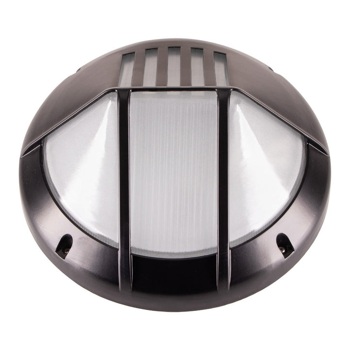 Lummax LM-5003 - Round 284mm Exterior Bunker Wall Light With Eyelid Fascia IP54-Lummax-Ozlighting.com.au