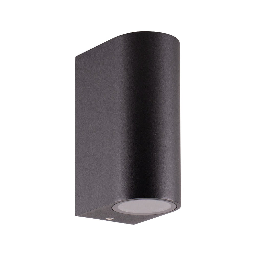 Lummax LM-9274 - 2XGU10 Modern Round Exterior Up/Down Wall Light IP44-Lummax-Ozlighting.com.au