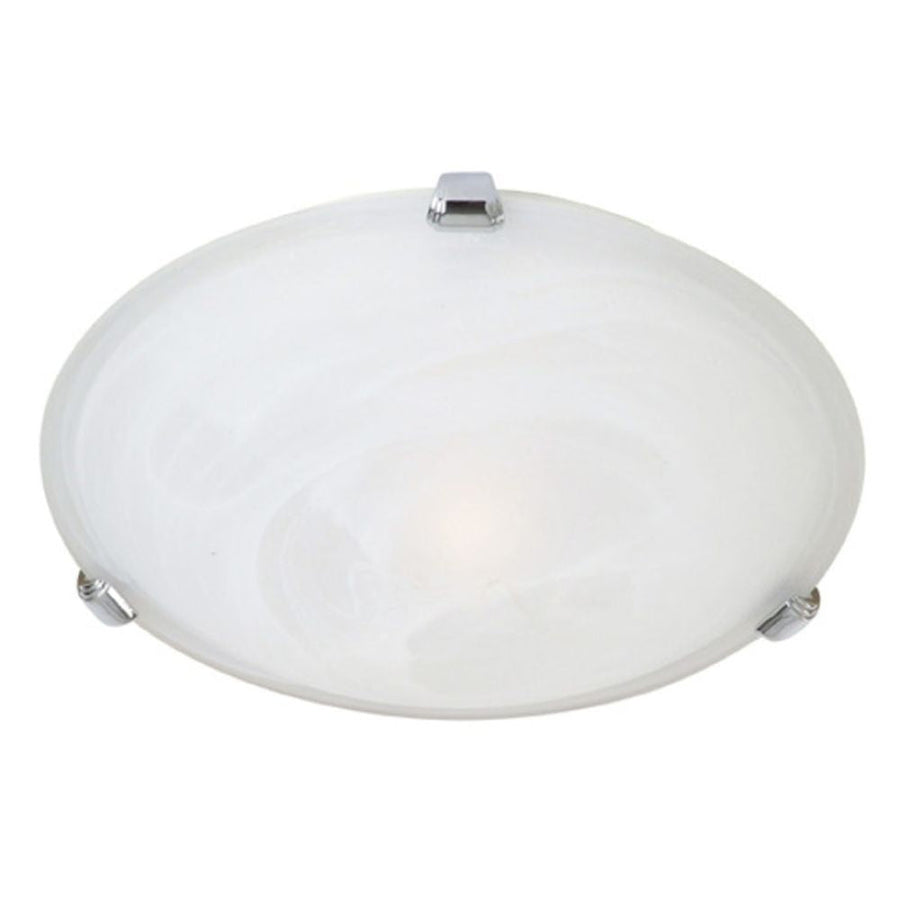 Mercator ASTRO-DIY - 2 Light 40cm DIY Alabaster Glass Oyster Ceiling Light IP20-Mercator-Ozlighting.com.au