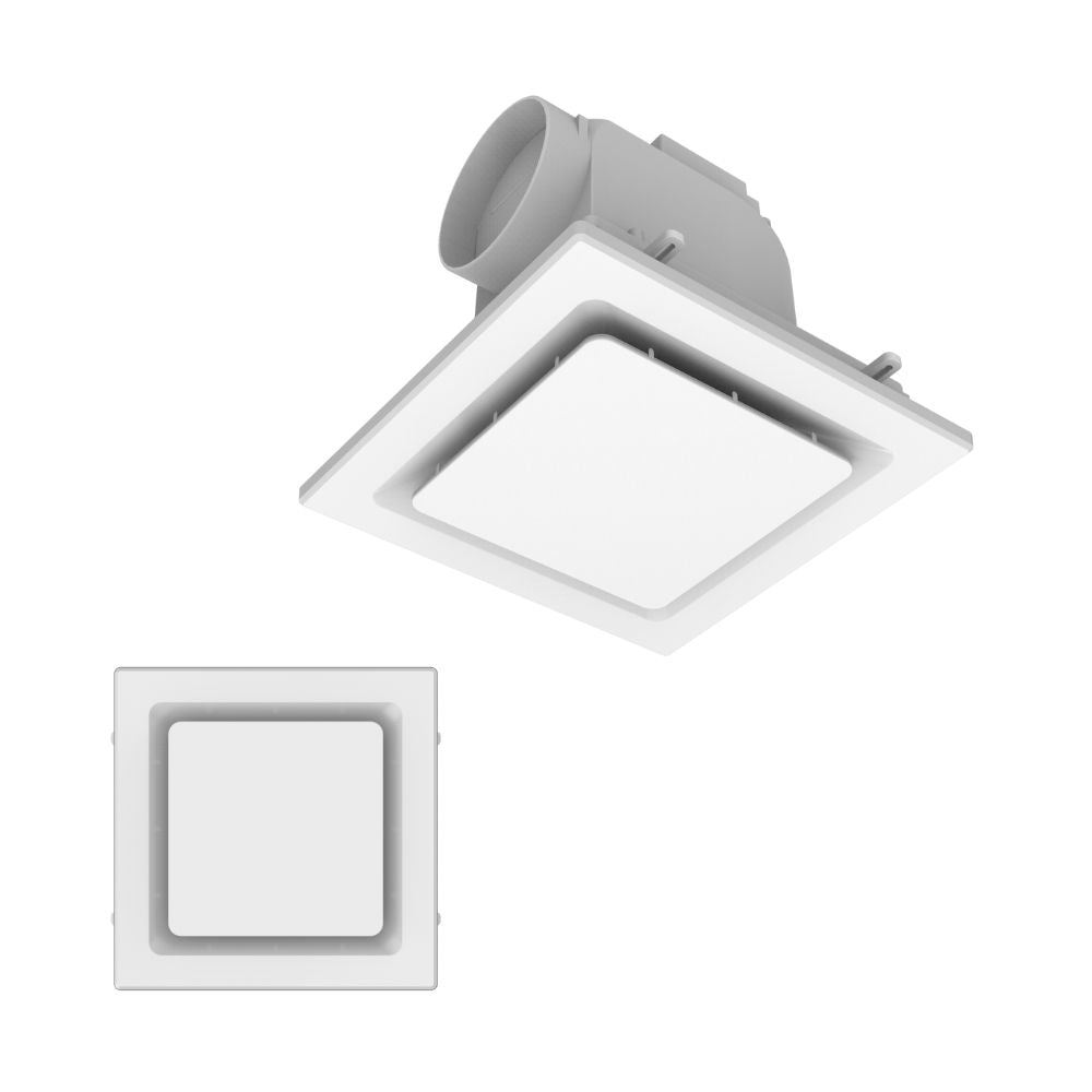 Modura ALLAIR CLASSIC - 250mm Square Ceiling Exhaust Fan-Modura-Ozlighting.com.au