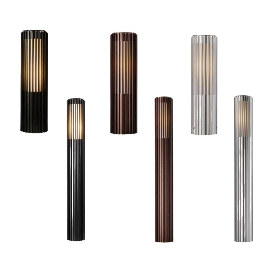 Nordlux Aludra 45/95 - Modern Exterior 450mm/950mm Garden Post Bollard Light IP54-Nordlux-Ozlighting.com.au