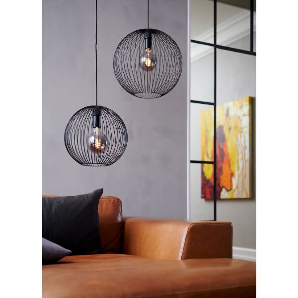 Nordlux BERONI - 1 Light Minimalist Cage Pendant-Nordlux-Ozlighting.com.au