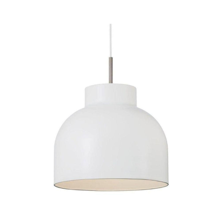 Nordlux JULIAN - 1 Light Metal Pendant White-Nordlux-Ozlighting.com.au