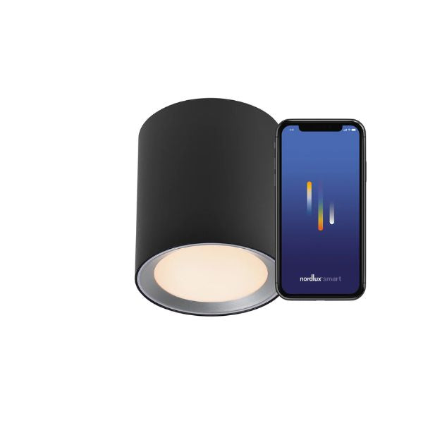 Nordlux LANDON - 8W LED Smart Surface Mounted Downlight IP44-Nordlux-Ozlighting.com.au