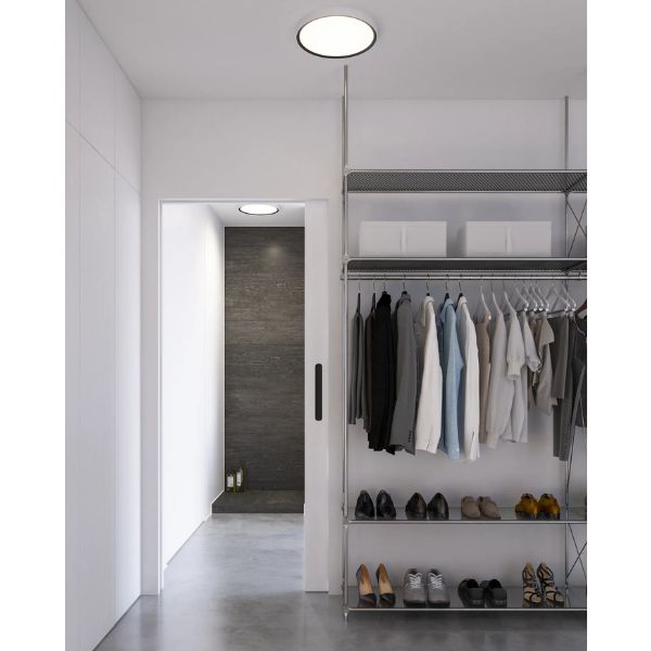 Nordlux LIVA - Smart RGB Colour-Adjustable Ceiling Light IP54-Nordlux-Ozlighting.com.au