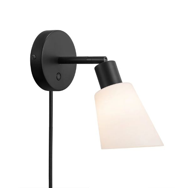 Nordlux MOLLI - Minimalist Metal & Glass Wall Light-Nordlux-Ozlighting.com.au