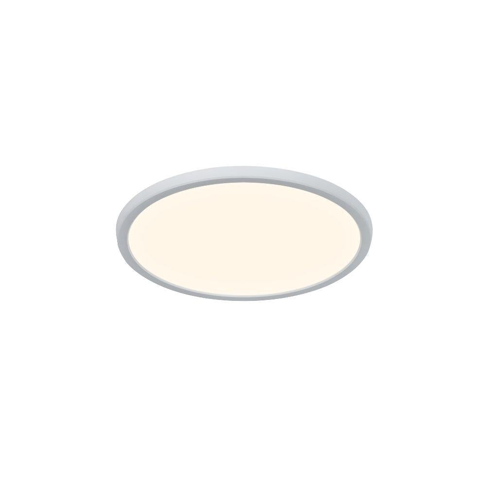 Nordlux OJA - 15W/20W/30W Smart LED White Tuneable Round Oyster Ceiling Light IP20 White-Nordlux-Ozlighting.com.au