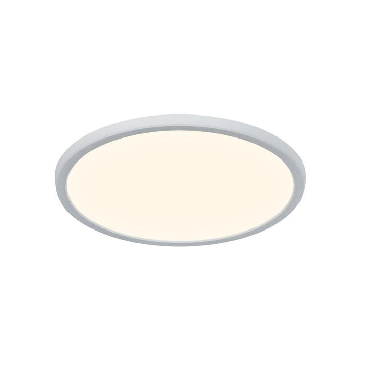 Nordlux OJA - 15W/20W/30W Smart LED White Tuneable Round Oyster Ceiling Light IP20 White-Nordlux-Ozlighting.com.au