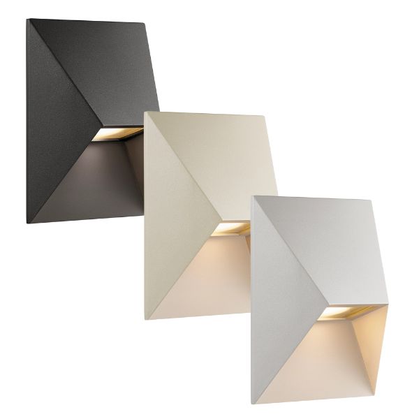 Nordlux PONTIO 15 - Architectural Aluminium Outdoor Wall Light IP54-Nordlux-Ozlighting.com.au